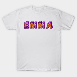 Top 10 best personalised gifts 2022  - Emma- personalised,personalized custom name with flowers T-Shirt